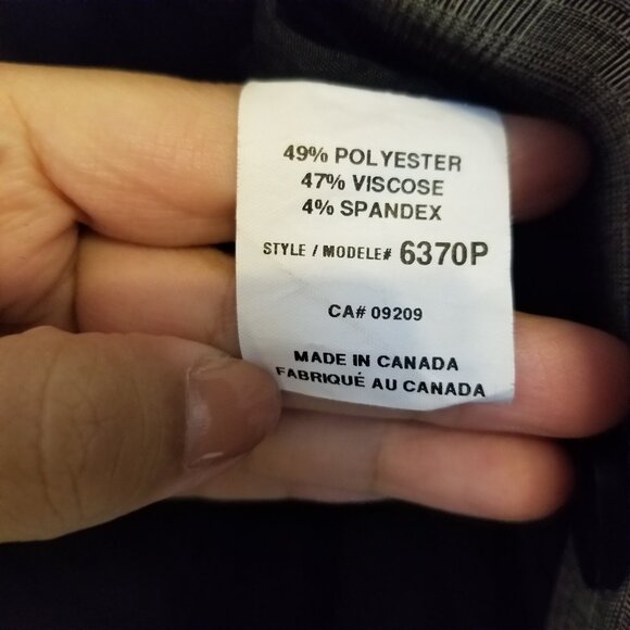 Cleo Petites Blazer US 2 Grey Plaid Suit Jacket Women Smart Collared Coat Small - Picture 7 of 10